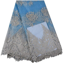Load image into Gallery viewer, African Tulle Lace Fabric
