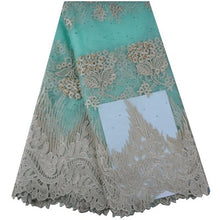 Load image into Gallery viewer, African Tulle Lace Fabric