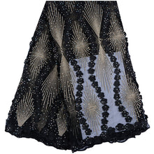 Load image into Gallery viewer, Lace Fabric For Wedding Black