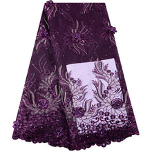 Load image into Gallery viewer, Africa Lace Fabric For Wedding Dresses