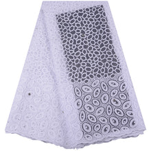 Load image into Gallery viewer, French Lace Fabric Pure White