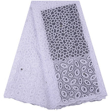 Load image into Gallery viewer, French Lace Fabric Pure White