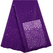 Load image into Gallery viewer, French Lace Fabric Pure White