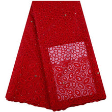 Load image into Gallery viewer, French Lace Fabric Pure White