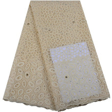 Load image into Gallery viewer, French Lace Fabric Pure White