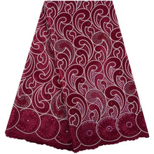 Load image into Gallery viewer, Cotton African Dry Cotton Lace Fabric