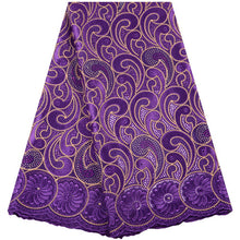 Load image into Gallery viewer, Cotton African Dry Cotton Lace Fabric