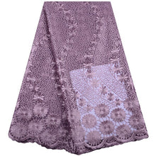 Load image into Gallery viewer, French Lace Fabric Tulle With Stones