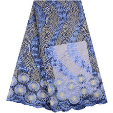Load image into Gallery viewer, French Lace Fabric Tulle With Stones