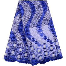 Load image into Gallery viewer, French Lace Fabric Tulle With Stones