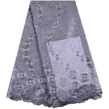 Load image into Gallery viewer, French Lace Fabric Tulle With Stones