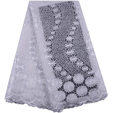 Load image into Gallery viewer, French Lace Fabric Tulle With Stones