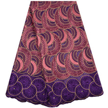 Load image into Gallery viewer, African Lace Fabric
