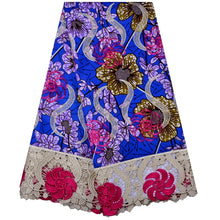 Load image into Gallery viewer, African Wax Lace Fabric
