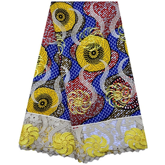 African Wax Lace Fabric