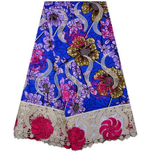 Load image into Gallery viewer, African Wax Lace Fabric