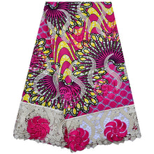 Load image into Gallery viewer, African Wax Lace Fabric