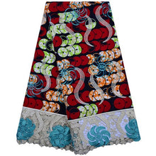 Load image into Gallery viewer, African Wax Lace Fabric