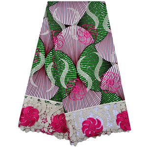 African Wax Lace Fabric
