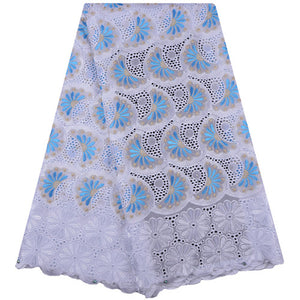 Royal Purple African Lace Fabric