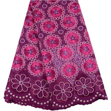 Load image into Gallery viewer, African Dry Lace Fabric