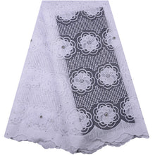 Load image into Gallery viewer, Tulle African Lace Fabric Wedding Stone