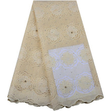 Load image into Gallery viewer, Tulle African Lace Fabric Wedding Stone