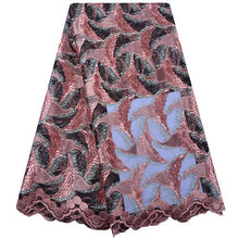 Load image into Gallery viewer, African Lace Fabric For Wedding Dress