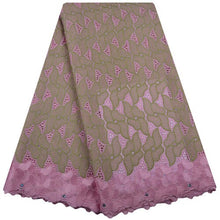Load image into Gallery viewer, African Dry Lace Fabric Swiss Voile With Stone