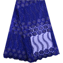 Load image into Gallery viewer, Lace Fabric Beautiful Applique Stones