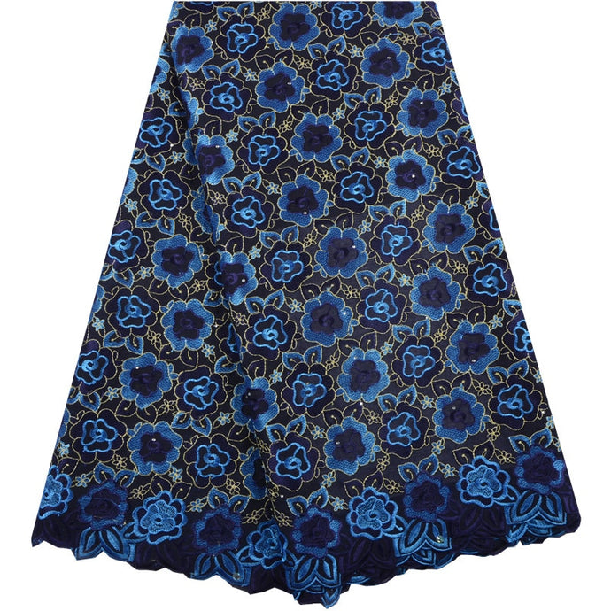 Cotton Lace Fabric Light Flower