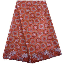 Load image into Gallery viewer, Cotton Lace Fabric Light Flower