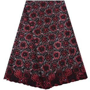 Cotton Lace Fabric Light Flower