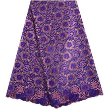 Load image into Gallery viewer, Cotton Lace Fabric Light Flower