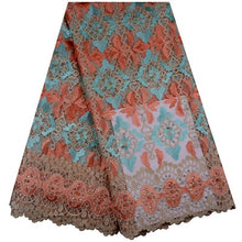 Load image into Gallery viewer, Guipure French Lace Fabric With Beads