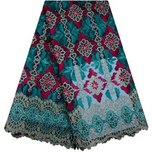 Load image into Gallery viewer, Guipure French Lace Fabric With Beads