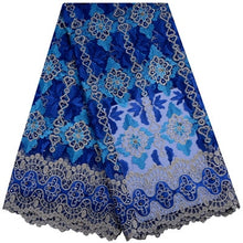 Load image into Gallery viewer, Guipure French Lace Fabric With Beads