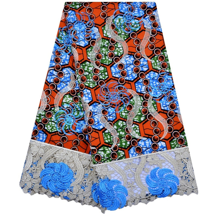 African Wax Lace Fabric