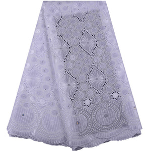 Swiss 100% Cotton Dry Lace Fabric